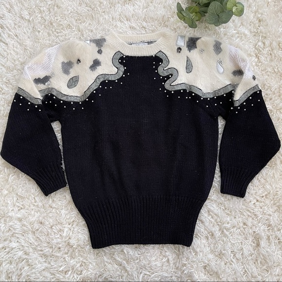 Vintage Sweaters - Vintage Mirene crewneck knitted sweater